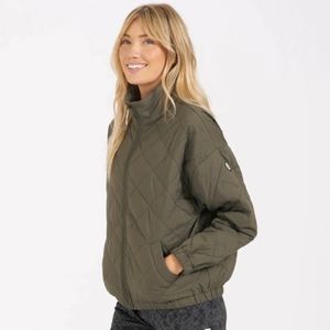 Vuori Halo Insulated Bomber Jacket - Oregano